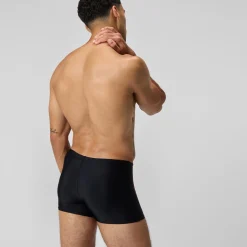 Shorts de bain homme imprimé Duo Logo noir/orange