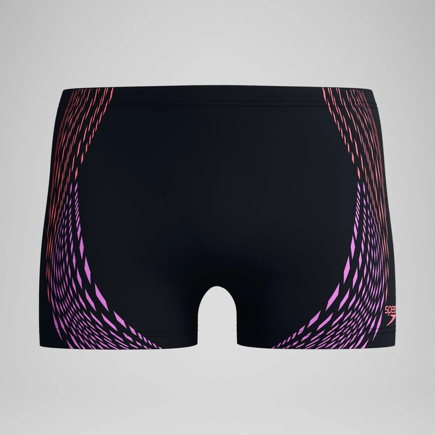 Shorts de bain homme imprimé Duo Logo noir/orange