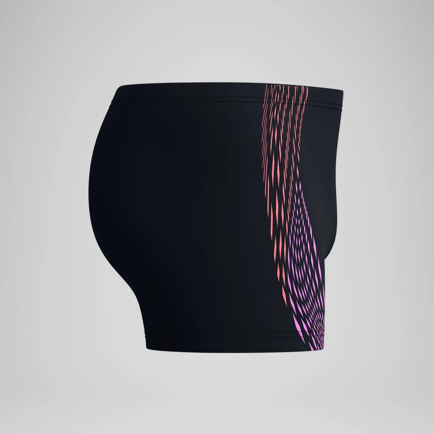 Shorts de bain homme imprimé Duo Logo noir/orange