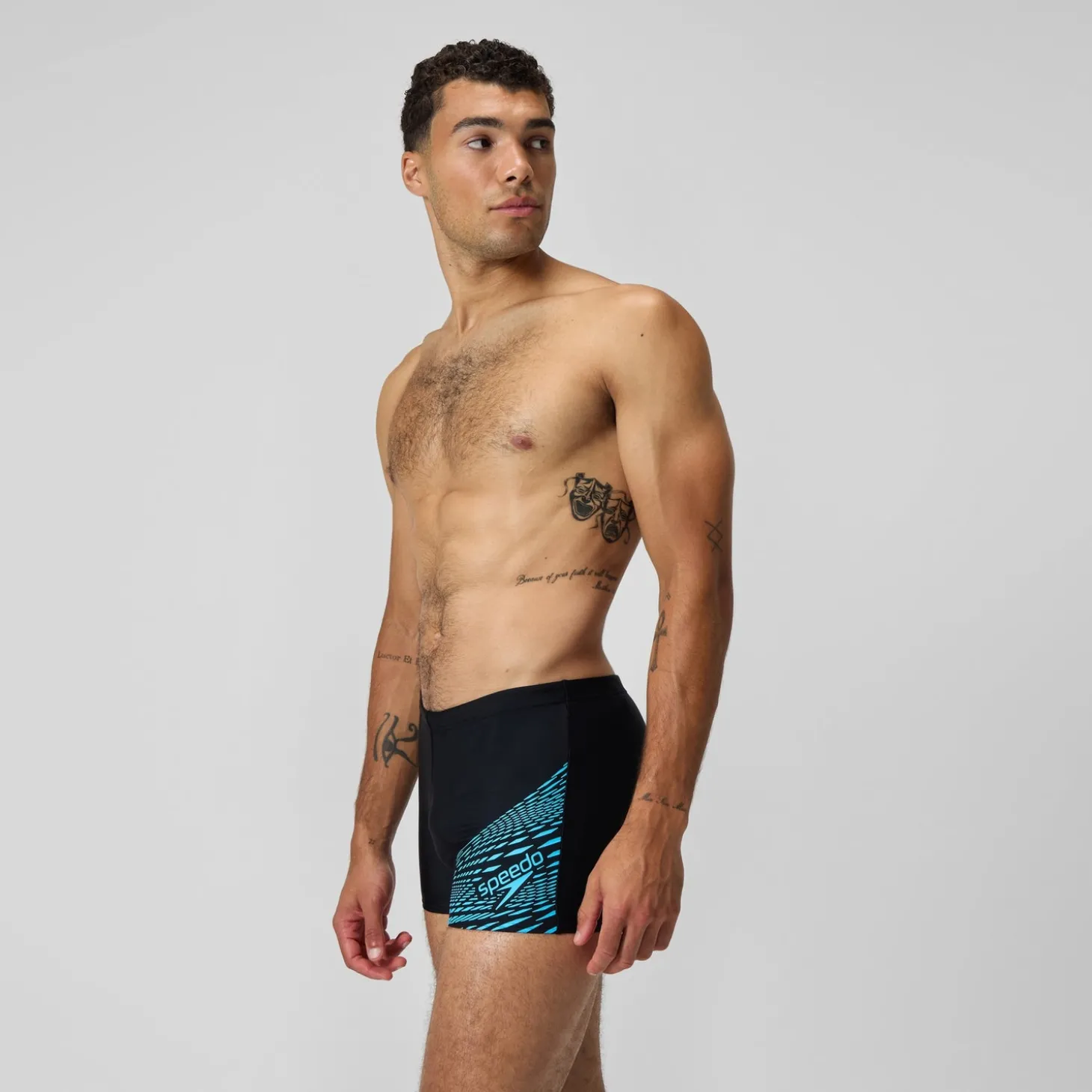 Shorts de bain homme Medley Logo bleu