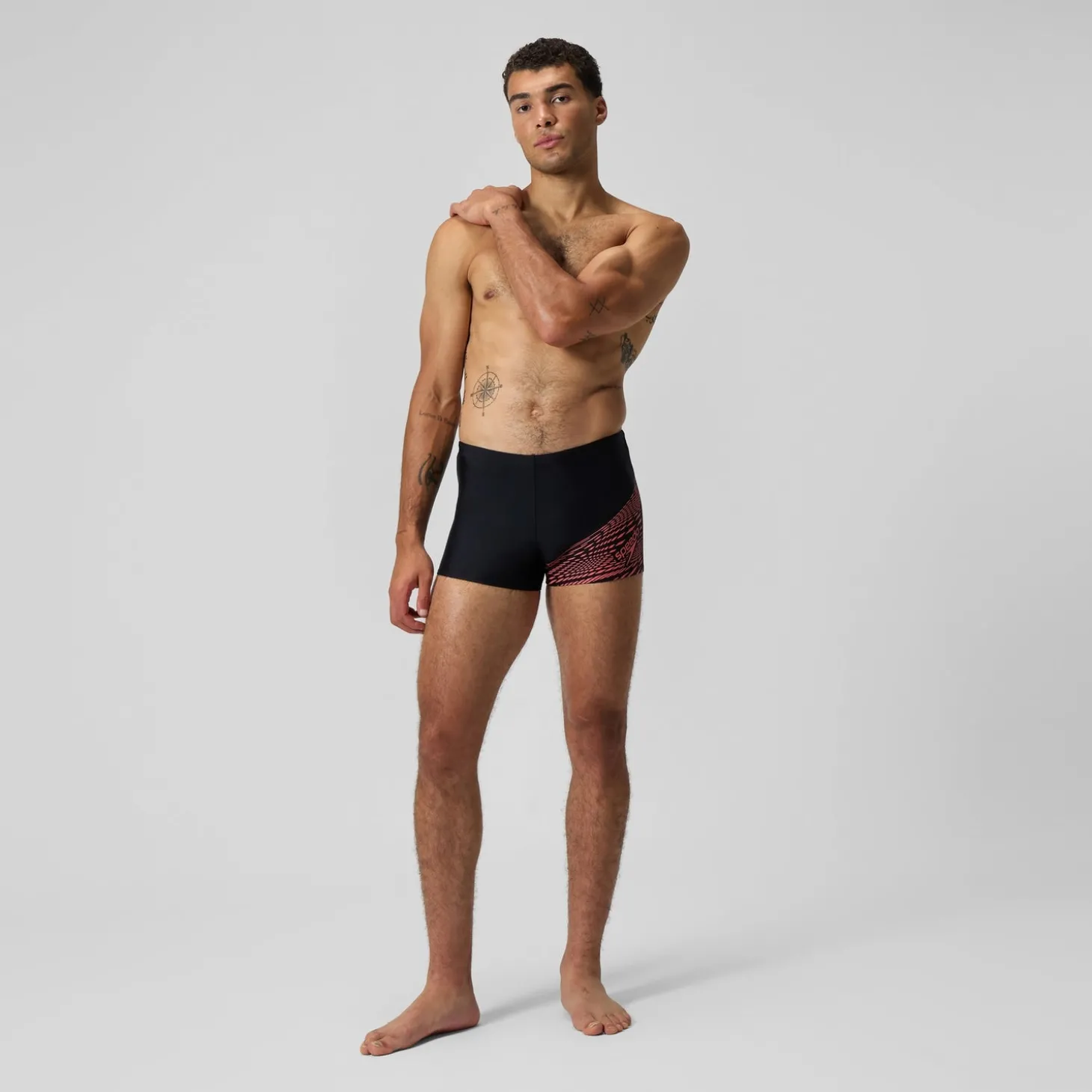 Shorts de bain homme Medley Logo orange