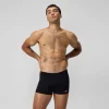 Shorts de bain homme Tech Panel noir/orange