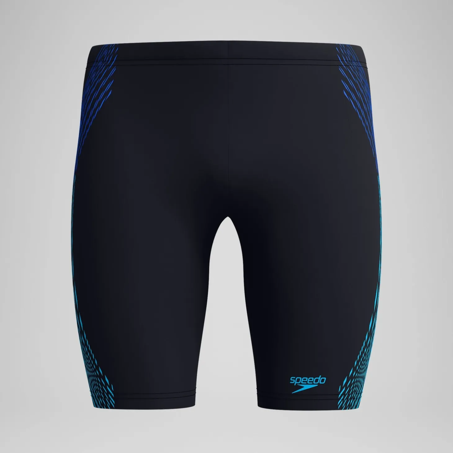 Shorts de bain homme Tech Panel noir/bleu