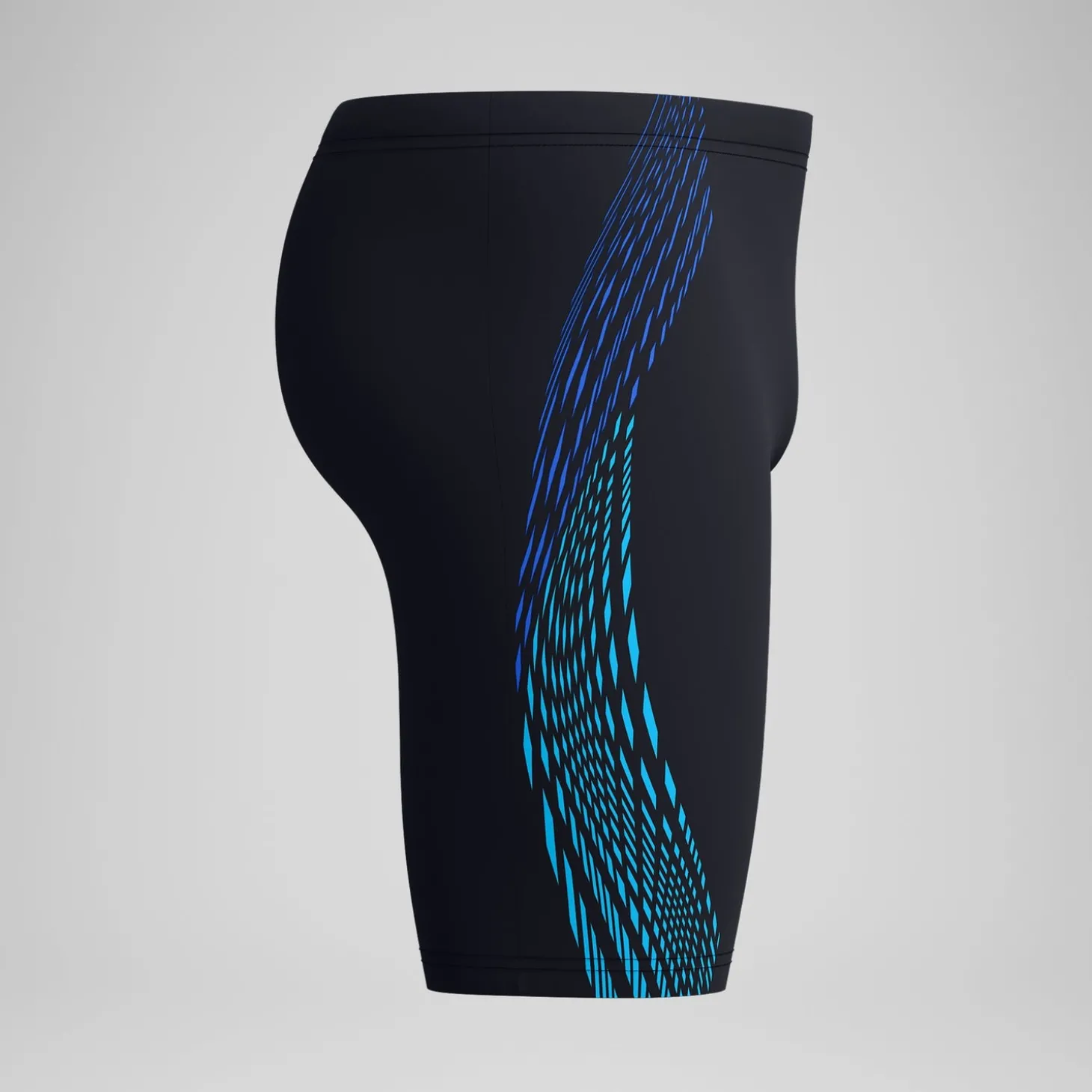 Shorts de bain homme Tech Panel noir/bleu