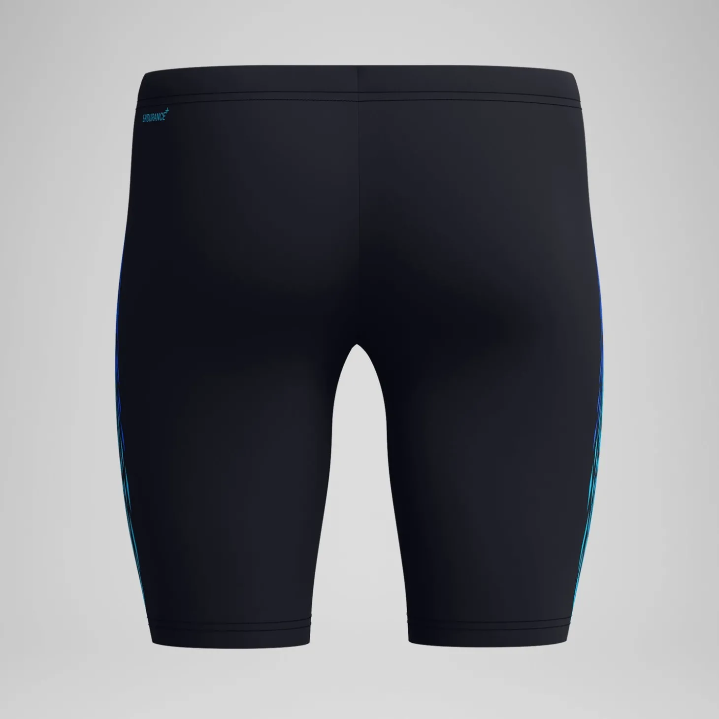 Shorts de bain homme Tech Panel noir/bleu