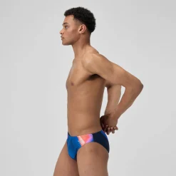 Slip Beachstar 5 cm, hommes, bleu/rose