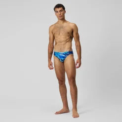 Slip Beachstar 5 cm, hommes, bleu