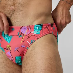 Slip Beachstar 5 cm, hommes, orange
