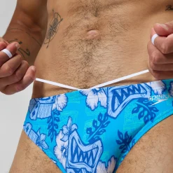 Slip Beachstar 5 cm, hommes, bleu