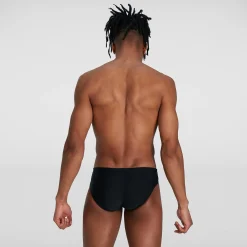 Slip de bain Allover Homme 7 cm noir/gris