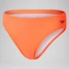 Slip de bain garçon - Logo 6,5 cm pour Garçons Rouge sirène/Noir
