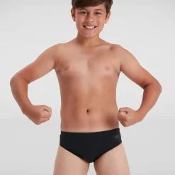 Slip de bain Garçon Eco Endurance+ 6.5 cm noir