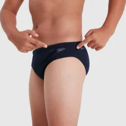 Slip de bain Garçon Eco Endurance+ 6.5 cm bleu marine