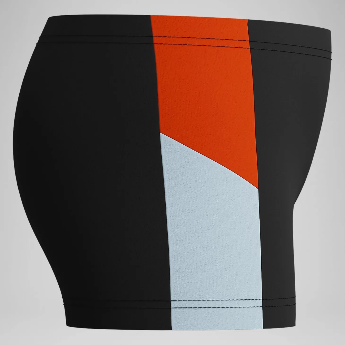 Slip de bain Garçon Endurance+ noir/blanc