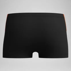 Slip de bain Garçon Endurance+ noir/blanc
