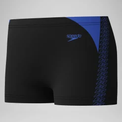 Slip de bain Garçon Logo 6,5 cm bleu