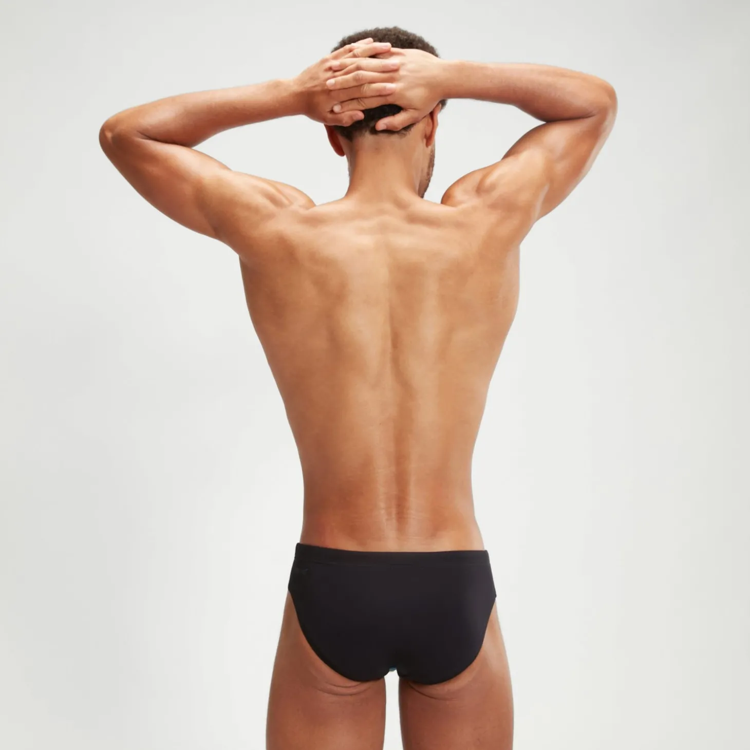 Slip de bain homme 7 cm Allover Digital Noir/bleu