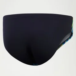 Slip de bain homme 7 cm Allover Digital Noir/bleu
