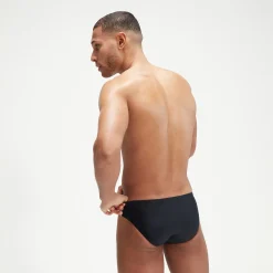 Slip de bain Homme Allover Digital 7 cm noir/bleu