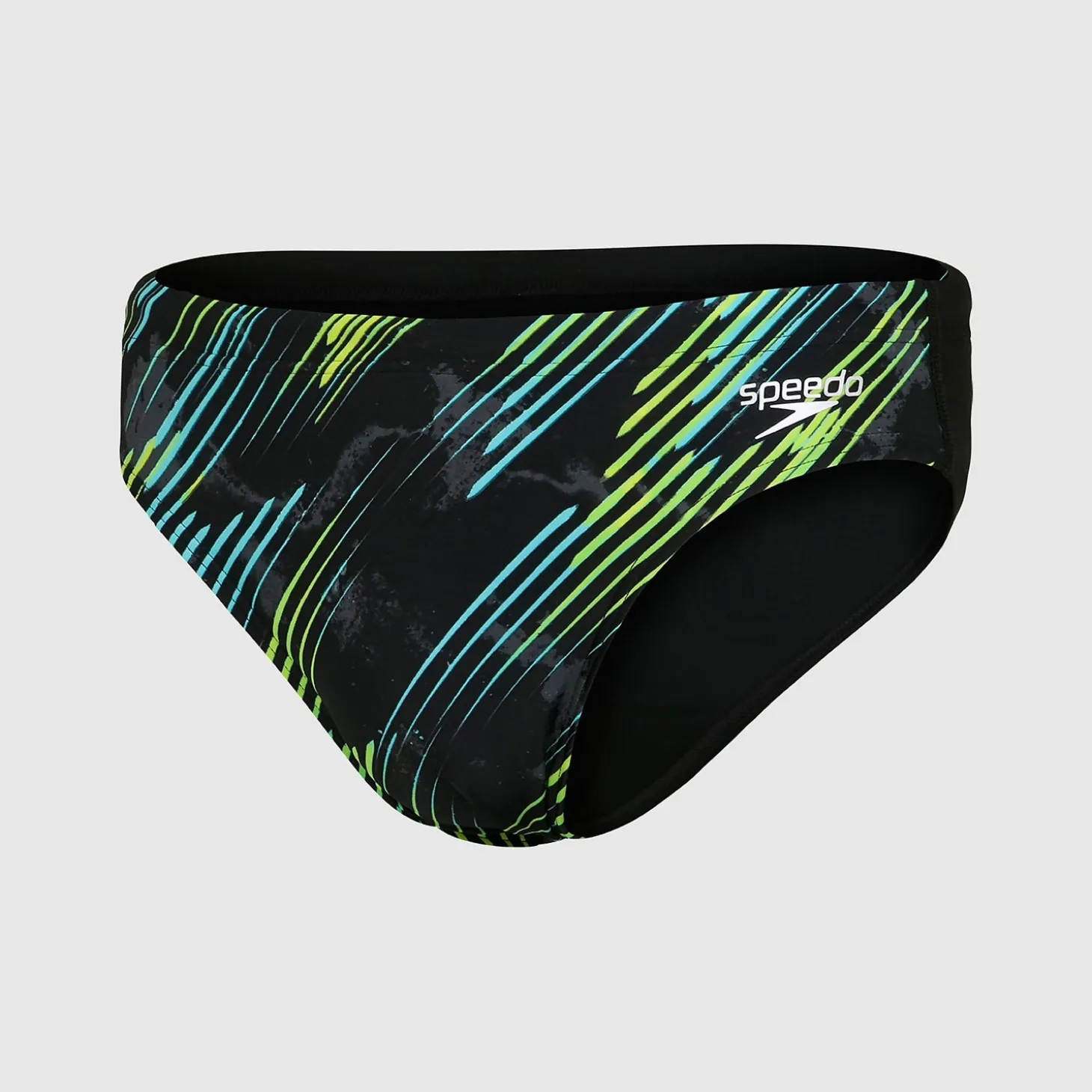 Slip de bain Homme Allover 7 cm Noir