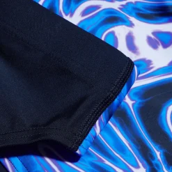 Slip de bain Homme Allover Digital 7 cm noir/bleu