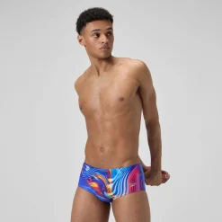 Slip de bain Homme Club Training Placement 13,5 cm bleu/rose