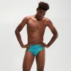 Slip de bain Homme Club Training Wavespace 8 cm bleu/vert