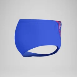 Slip de bain Homme Club Training Placement 13,5 cm bleu/rose