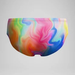 Slip de bain Homme Club Training imprimé rose/jaune