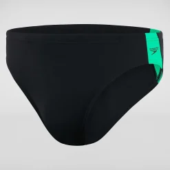 Slip de bain Homme 7 cm Boom Logo Splice noir/vert