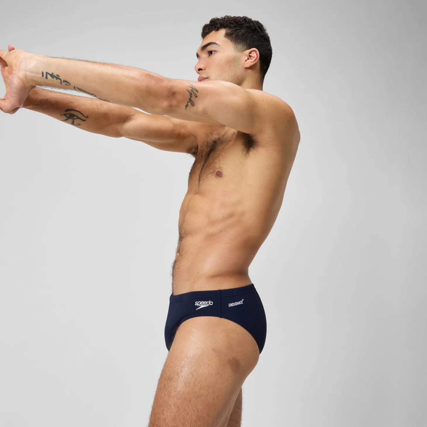 Slip de bain Homme 7 cm Eco Endurance+ bleu marine
