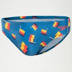 Slip de bain Homme Escape Between the Flags 5 cm bleu