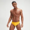 Slip de bain homme Escape 5 cm Jaune/Blanc