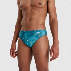 Slip de bain Homme Escape 5 cm bleu
