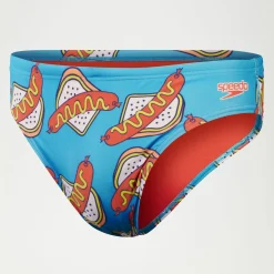 Slip de bain Homme Escape 5 cm bleu