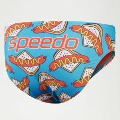 Slip de bain Homme Escape 5 cm bleu