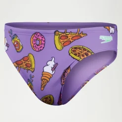 Slip de bain Homme Escape 5 cm violet
