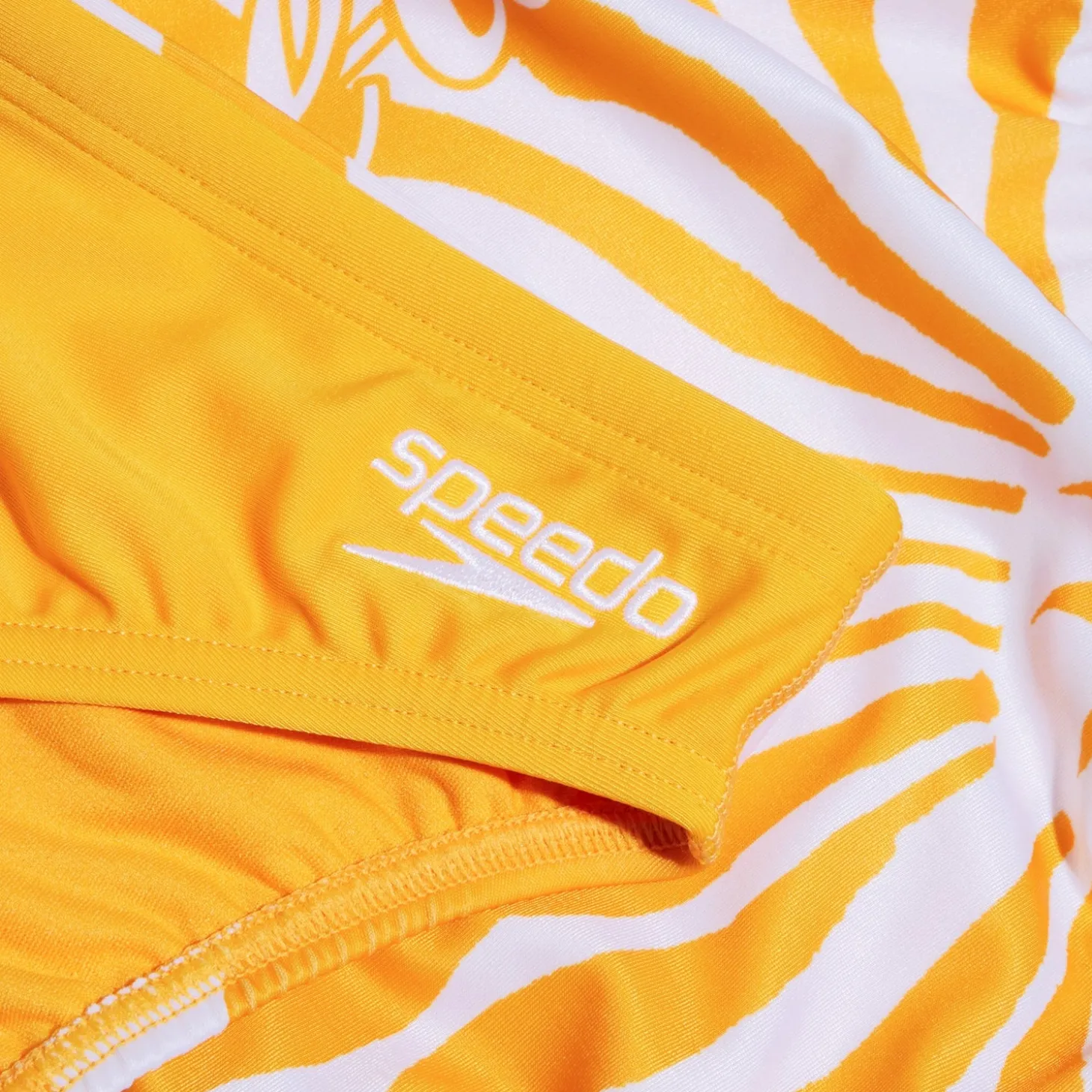 Slip de bain homme Escape 5 cm Jaune/Blanc