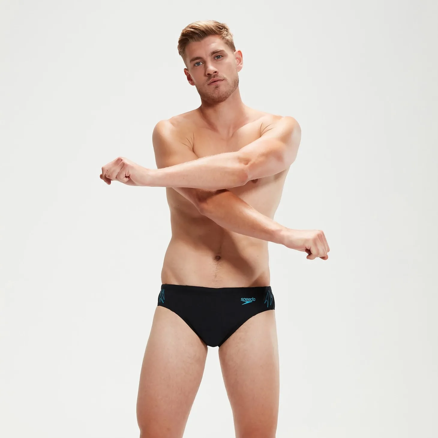 Slip de bain Homme HyperBoom Splice noir/bleu