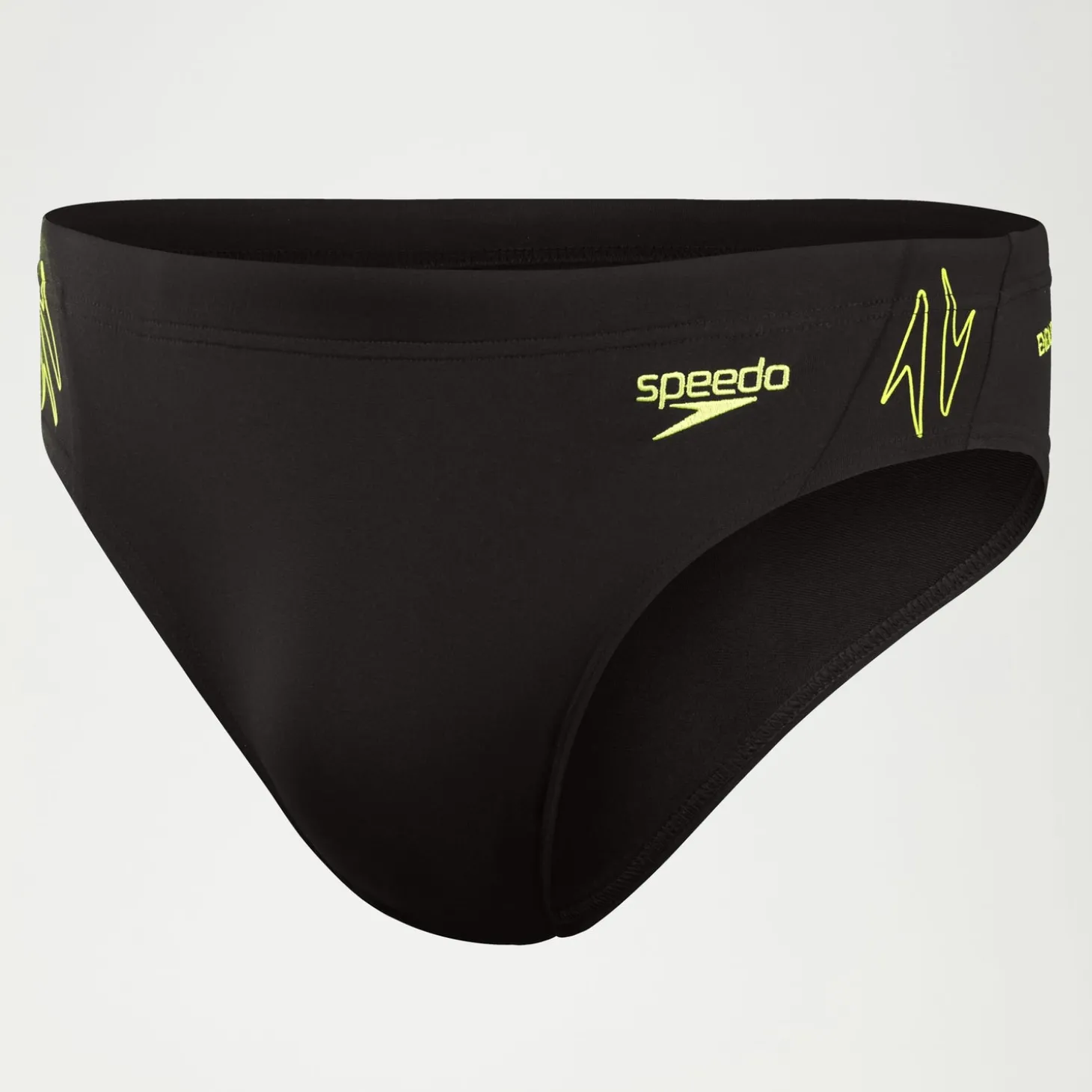 Slip de bain Homme HyperBoom Splice noir/jaune
