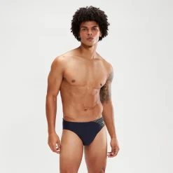 Slip de bain Homme Medley Logo 7 cm bleu marine