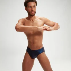Slip de bain Homme Medley Logo 7 cm bleu marine/bleu