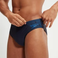 Slip de bain Homme Medley Logo 7 cm bleu marine/bleu