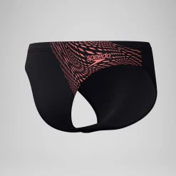 Slip de bain homme Medley Logo 7 cm orange