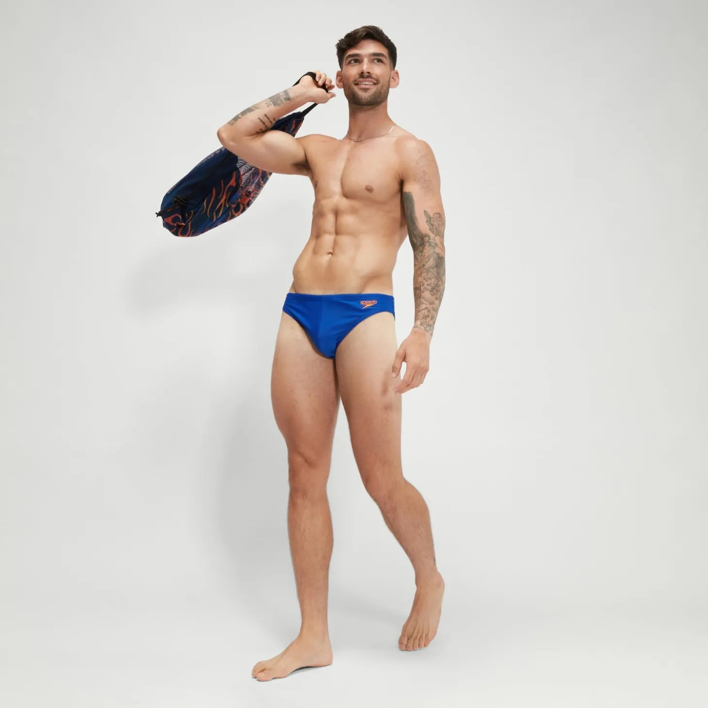 Slip de bain Homme Solar 5 cm bleu