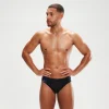 Slip de bain Homme Tech Panel 7 cm noir/bleu