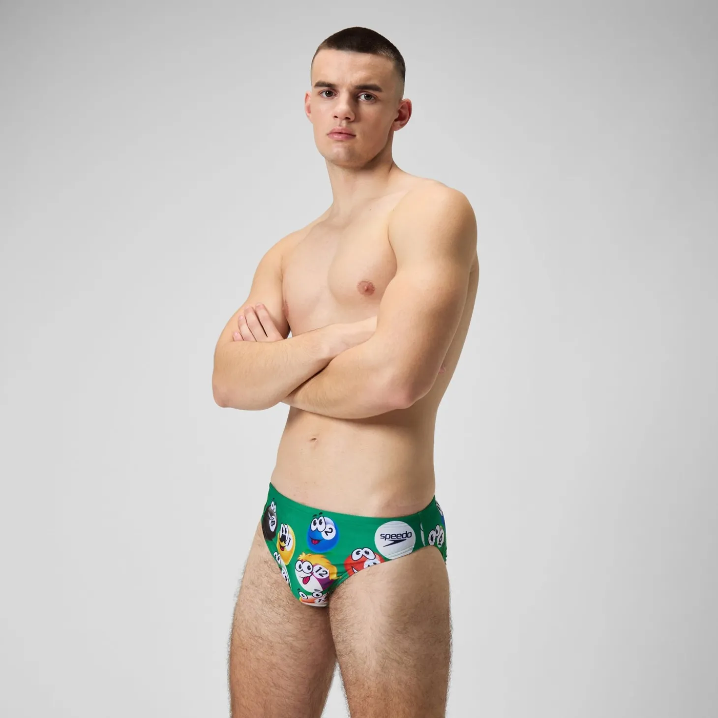Slip de bain Hommes Escape 5 cm pour Hommes Vert vif
