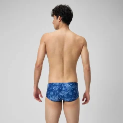 Slip de bain Hommes pour entraînement en club 13,5 cm Allover Bleu céruléen