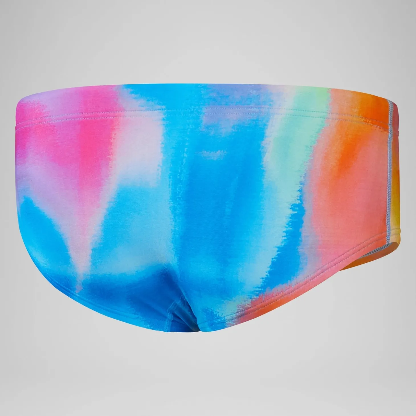 Slip de bain Hommes pour entraînement en club 13,5 cm Allover Rose kiki/Jus de citron/Bleu picton
