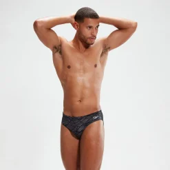 Slip Homme Club Training 7 cm noir/gris